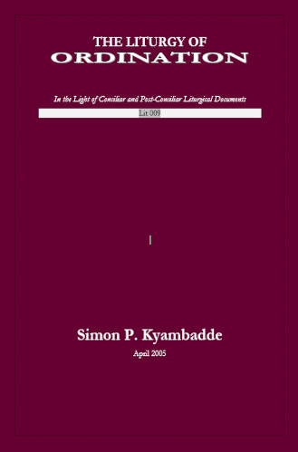 Cover of The Liturgy of Ordination